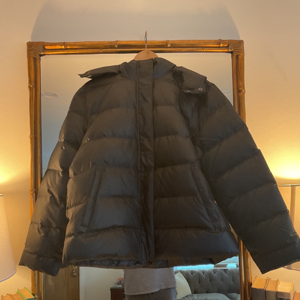 Brooks Brothers women’s Down Hooded Puffer Coat XL NWT